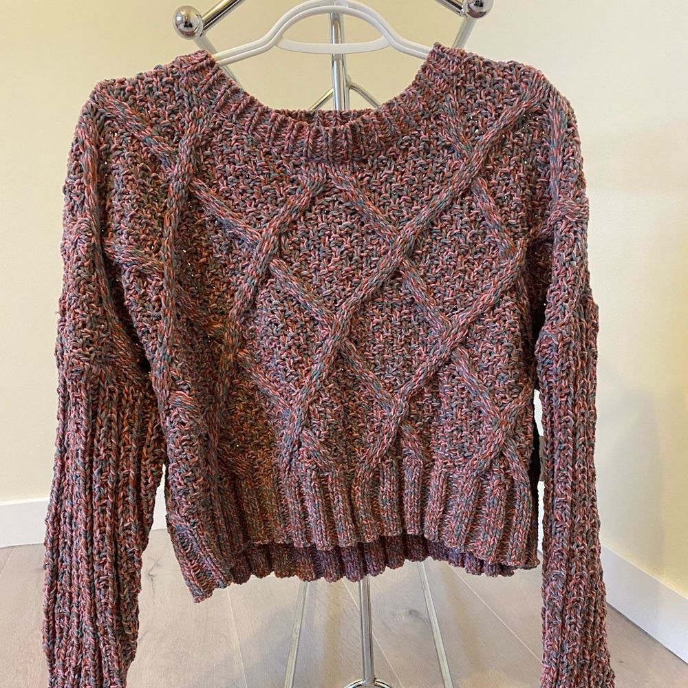 Arizona jean co. knitted crop sweater